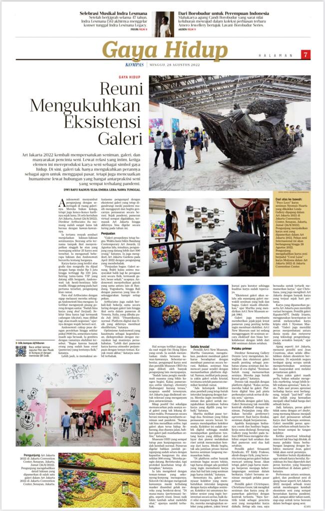Reuni Mengukuhkan Eksistensi Galeri