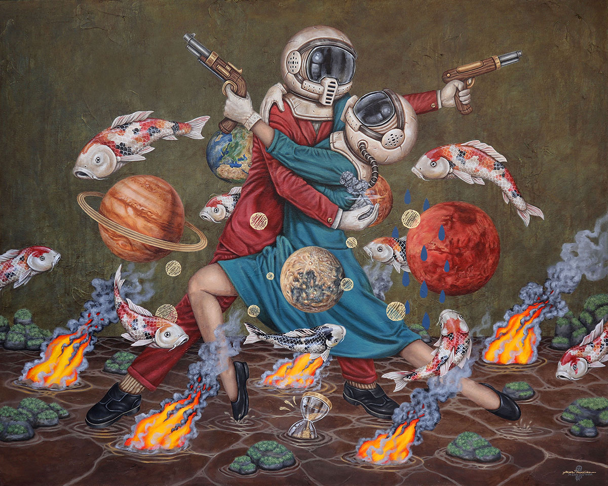 Menyorot Antroposentrisme Di Pameran “A Man Who Carried A Montain”